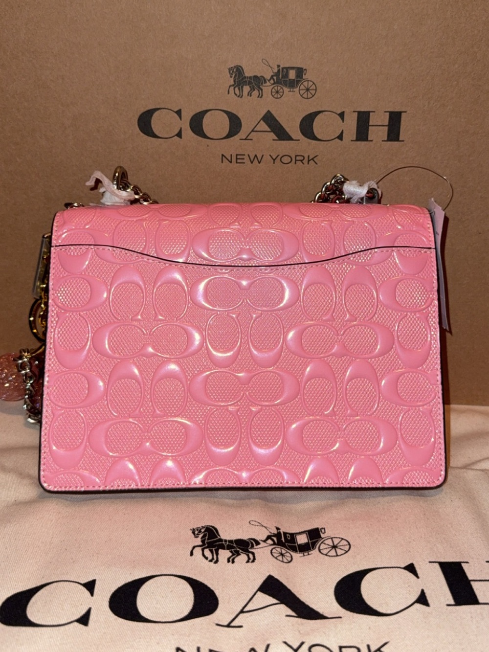 Klare Crossbody in Signature leather - Picture 4 of 8